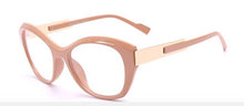 Load image into Gallery viewer, 2023 Trendy Nude Pink Cat Eye Glasses All-Match Optical Spectacles Big Size Plain Eyeglasses Women Eyewear Lunettes