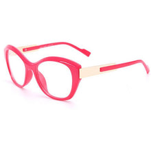 Load image into Gallery viewer, 2023 Trendy Nude Pink Cat Eye Glasses All-Match Optical Spectacles Big Size Plain Eyeglasses Women Eyewear Lunettes