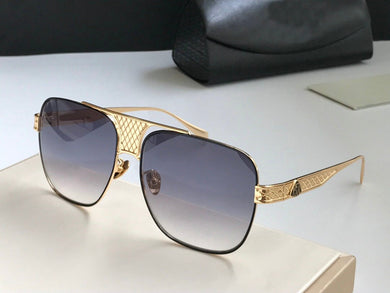 2023 Trendy Oversize Maybach Sunglasses UV400Women's  Gradient Rimless Shaded Large Square Metal Frame Sunglasses