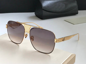 2023 Trendy Oversize Maybach Sunglasses UV400Women's  Gradient Rimless Shaded Large Square Metal Frame Sunglasses