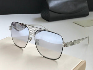 2023 Trendy Oversize Maybach Sunglasses UV400Women's  Gradient Rimless Shaded Large Square Metal Frame Sunglasses