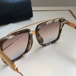 2023 Trendy Oversize Maybach Sunglasses Women   Gradient Rimless Shaded Big Metal Frame Square Sun Glasses Men