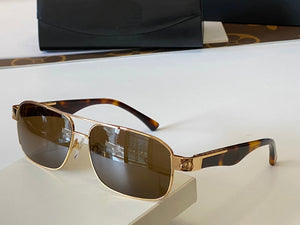2023 Trendy Oversize Maybach Sunglasses Women  Gradient Rimless Shaded Big Metal Frame Square Sun Glasses Men
