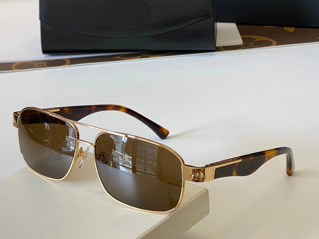 2023 Trendy Oversize Maybach Sunglasses Women  Gradient Rimless Shaded Big Metal Frame Square Sun Glasses Men