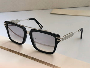 2023 Trendy Oversize Maybach Sunglasses Women   Gradient Rimless Shaded Big Metal Frame Square Sun Glasses Men