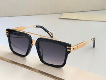 Load image into Gallery viewer, 2023 Trendy Oversize Maybach Sunglasses Women   Gradient Rimless Shaded Big Metal Frame Square Sun Glasses Men