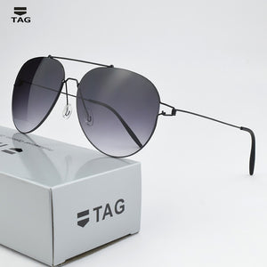 2023 Ultralight retro sunglass TAG Brand Design sun glasses men driving lenses Gradient sun glasses women Titanium T3025 oculos