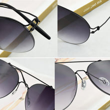 Load image into Gallery viewer, 2023 Ultralight retro sunglass TAG Brand Design sun glasses men driving lenses Gradient sun glasses women Titanium T3025 oculos