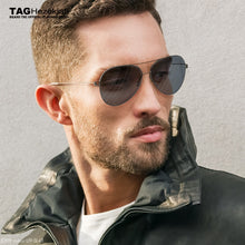 Load image into Gallery viewer, 2023 Ultralight retro sunglass TAG Brand Design sun glasses men driving lenses Gradient sun glasses women Titanium T3025 oculos