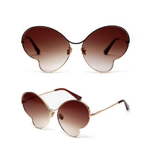 Load image into Gallery viewer, 2023 Vintage Butterfly Wings Sunglasses Rimless Women Clear Lens Eyewear Men Pink Sun Glasses UV400 Eyewear Female