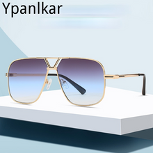 Load image into Gallery viewer, 2023 Vintage Classic Pilot Metal Style Gradient Sunglasses Men Driving Brand Design Sun Glasses Oculos De Sol