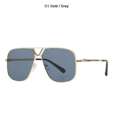 Load image into Gallery viewer, 2023 Vintage Classic Pilot Metal Style Gradient Sunglasses Men Driving Brand Design Sun Glasses Oculos De Sol