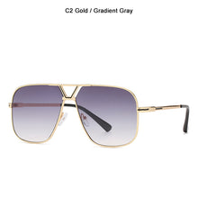 Load image into Gallery viewer, 2023 Vintage Classic Pilot Metal Style Gradient Sunglasses Men Driving Brand Design Sun Glasses Oculos De Sol