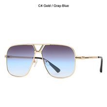 Load image into Gallery viewer, 2023 Vintage Classic Pilot Metal Style Gradient Sunglasses Men Driving Brand Design Sun Glasses Oculos De Sol