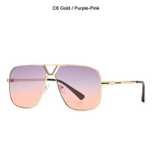 Load image into Gallery viewer, 2023 Vintage Classic Pilot Metal Style Gradient Sunglasses Men Driving Brand Design Sun Glasses Oculos De Sol