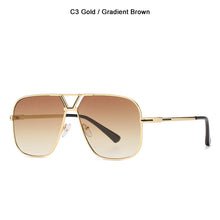 Load image into Gallery viewer, 2023 Vintage Classic Pilot Metal Style Gradient Sunglasses Men Driving Brand Design Sun Glasses Oculos De Sol