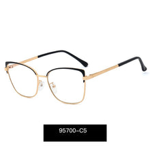 Load image into Gallery viewer, 2023 Vintage Eyeglasses Frames For Women Clear Square Blue Light Glasses Frame Metal Transparent Computer Women's Eyeglasses
