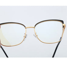 Load image into Gallery viewer, 2023 Vintage Eyeglasses Frames For Women Clear Square Blue Light Glasses Frame Metal Transparent Computer Women's Eyeglasses