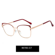 Load image into Gallery viewer, 2023 Vintage Eyeglasses Frames For Women Clear Square Blue Light Glasses Frame Metal Transparent Computer Women's Eyeglasses