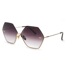 Load image into Gallery viewer, 2023 Vintage Polygon Sunglasses Women Trendy Hexagon Brand Designer Sun Glasses  Ladies Glasses Female UV400
