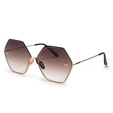 Load image into Gallery viewer, 2023 Vintage Polygon Sunglasses Women Trendy Hexagon Brand Designer Sun Glasses  Ladies Glasses Female UV400