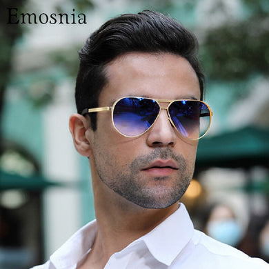 2023 Vintage Pilot Metal Sunglasses For Men Women Driving Gradient  Brand Design Sun Glasses Gold Lens Eyeglasses UV400