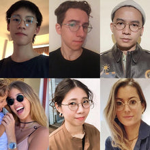 Load image into Gallery viewer, 2024 Vintage Pure Titanium Glasses Frame Men Round Optical Myopia Prescription Eyeglasses Frame Women  Brand Small Eyewear
