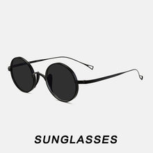 Load image into Gallery viewer, 2024 Vintage Pure Titanium Glasses Frame Men Round Optical Myopia Prescription Eyeglasses Frame Women  Brand Small Eyewear