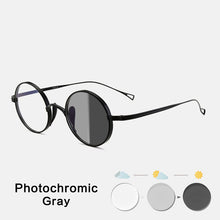 Load image into Gallery viewer, 2024 Vintage Pure Titanium Glasses Frame Men Round Optical Myopia Prescription Eyeglasses Frame Women  Brand Small Eyewear