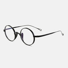 Load image into Gallery viewer, 2024 Vintage Pure Titanium Glasses Frame Men Round Optical Myopia Prescription Eyeglasses Frame Women  Brand Small Eyewear