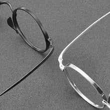 Load image into Gallery viewer, 2024 Vintage Pure Titanium Glasses Frame Men Round Optical Myopia Prescription Eyeglasses Frame Women  Brand Small Eyewear