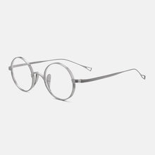 Load image into Gallery viewer, 2024 Vintage Pure Titanium Glasses Frame Men Round Optical Myopia Prescription Eyeglasses Frame Women  Brand Small Eyewear