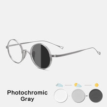 Load image into Gallery viewer, 2024 Vintage Pure Titanium Glasses Frame Men Round Optical Myopia Prescription Eyeglasses Frame Women  Brand Small Eyewear