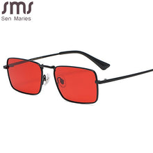 Load image into Gallery viewer, 2023 Vintage Rectangle Sunglasses Men Women Steampunk Metal Frame Sunglasses Retro Sun Glasses Women  Brand Eyewear