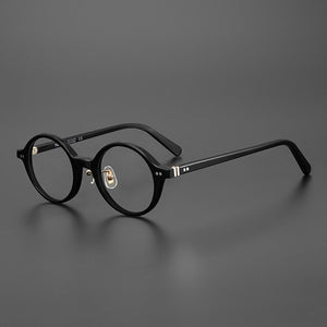 2023 Vintage Round Glasses Frame Men Women Myopia Prescription Optical Eyeglasses  Acetate Retro Eyewear