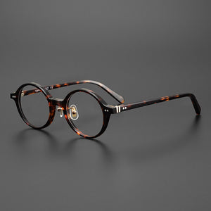 2023 Vintage Round Glasses Frame Men Women Myopia Prescription Optical Eyeglasses  Acetate Retro Eyewear
