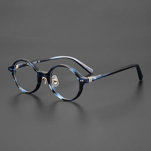 2023 Vintage Round Glasses Frame Men Women Myopia Prescription Optical Eyeglasses  Acetate Retro Eyewear