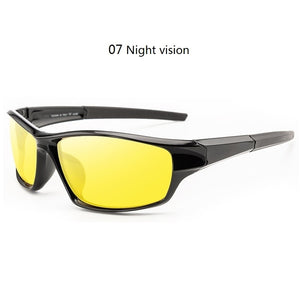 2023 Vintage Shades Day And Night vision Goggle UV400 Sports Polarized Sunglasses Men Women Driving Fishing Sun Glasses Male