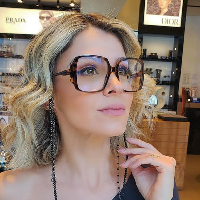 2023 Vintage Square Leopard Glasses Frame Women Designer Optical Anti-blue Eyeglasses Female Spectacles Oculos Feminino