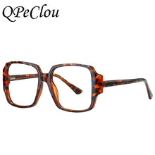 Load image into Gallery viewer, 2023 Vintage Square Leopard Glasses Frame Women Designer Optical Anti-blue Eyeglasses Female Spectacles Oculos Feminino