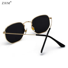 Load image into Gallery viewer, 2022 Vintage Sunglasses Men Square Metal Frame Sunglasses Pilot Mirror Classic Retro Sun Glasses Women  Summer  Eyewear