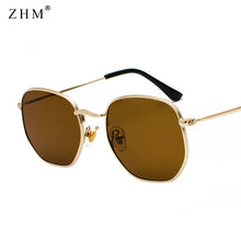 Load image into Gallery viewer, 2022 Vintage Sunglasses Men Square Metal Frame Sunglasses Pilot Mirror Classic Retro Sun Glasses Women  Summer  Eyewear