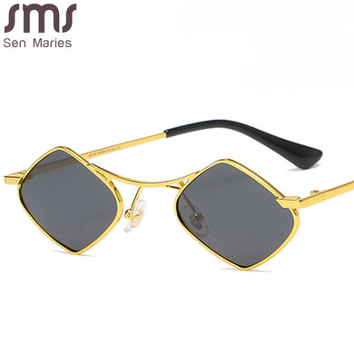 2023 Vintage Sunglasses Men Women Small Metal Frame Sunglasses Retro Classic Square Sun Glasses Women  Eyewear