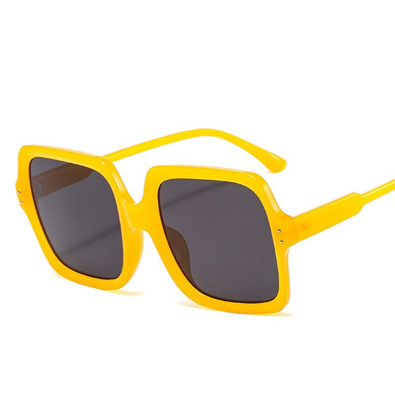 2023 Vintage Sunglasses Square Large Frame Sunglasses Women Brand Designer  Retro Gradient Color Sunglasses Eyewear UV400