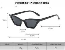 Load image into Gallery viewer, 2023 Vintage Sunglasses Women Brand Retro Sunglasses oculos lentes de sol Ladies Black Leopard Cat Eye Sun glasses UV400 okulary