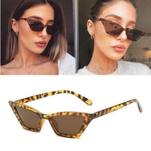Load image into Gallery viewer, 2023 Vintage Sunglasses Women Brand Retro Sunglasses oculos lentes de sol Ladies Black Leopard Cat Eye Sun glasses UV400 okulary