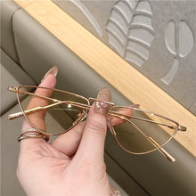 Load image into Gallery viewer, 2023 Vintage Triangle Metal Frame Sunglasses Women  Gradient Pink Blue Ocean Lens Shades Eyewear Sun Glasses Oculos UV400