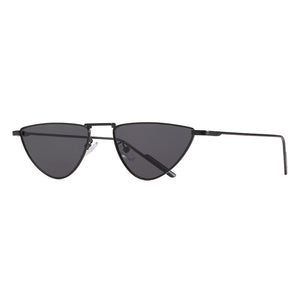 2023 Vintage Triangle Metal Frame Sunglasses Women  Gradient Pink Blue Ocean Lens Shades Eyewear Sun Glasses Oculos UV400