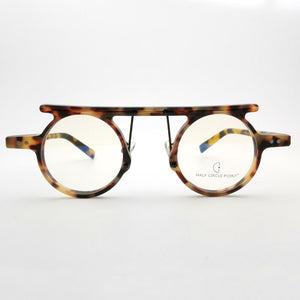 2023  Optical Acetate  Eyeglasses frames womens Men Vintage Brown Handmade Round blue light glasses Retro