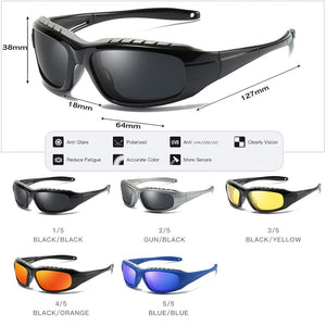 2023 Winter Windproof Sand Polarized Sunglasses For Men Outdoor Sport Male Sun Glasses Driving Anti-glare Oculos zonnebril heren